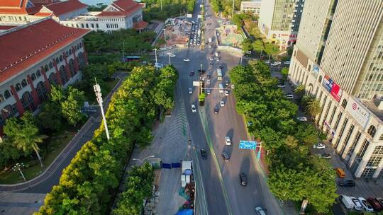 无人机航拍城市道路交通