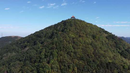 航拍广东东莞海拔最高的建筑物
