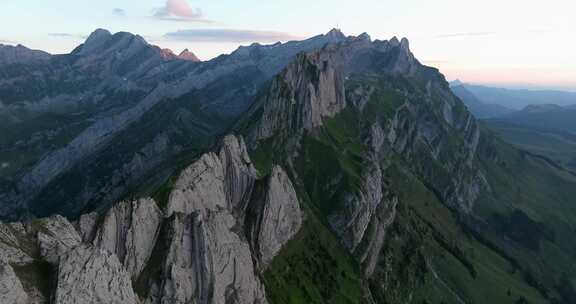 Altenalp Turm，山脉，无人机