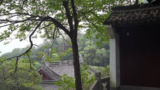 杭州飞来峰韬光寺建筑风景