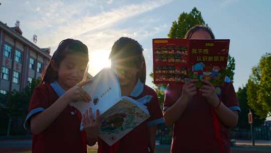 小学生读书儿童教育