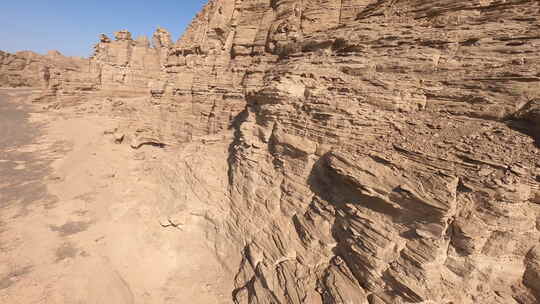 新疆穿越记航拍雅丹地貌 戈壁 沙漠 风景