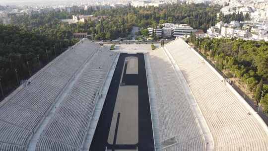 Panathenaic体育场的对称竞技场