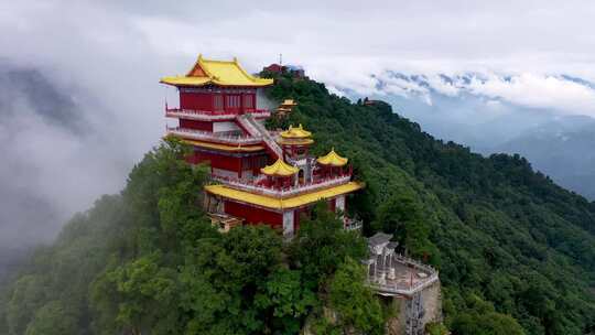 南五台山 钟南山 秦岭 云海 日出 云彩 蓝天