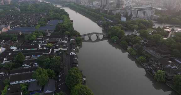 杭州拱墅区京杭大运河拱宸桥桥西历史街区