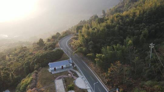 大气航拍 福建泉州 永春 清晨唯美自然风景