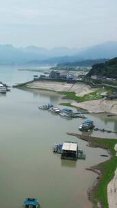 航拍母亲河长江三峡竖屏