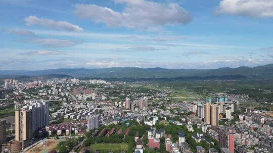 湖南怀化湘西城市建设航拍