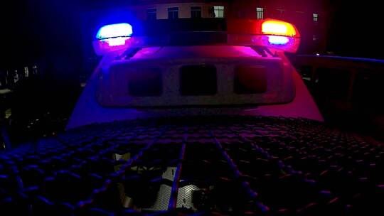 模拟拍摄公安警察紧急集合空镜6