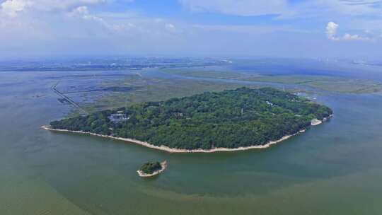 湖南岳阳君山旅游景区航拍视频