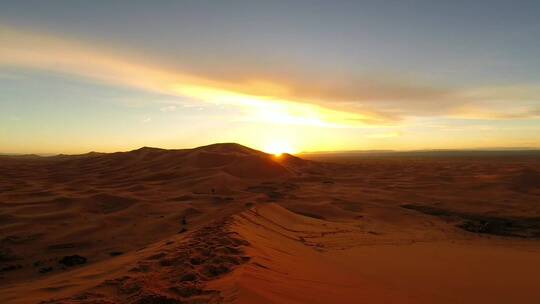沙漠日出延时摄影