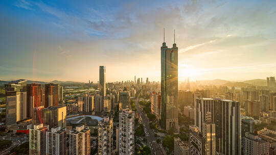 深圳罗湖航拍延时合集