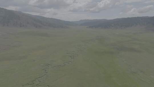 新疆阿贡盖提空中草原航拍4K