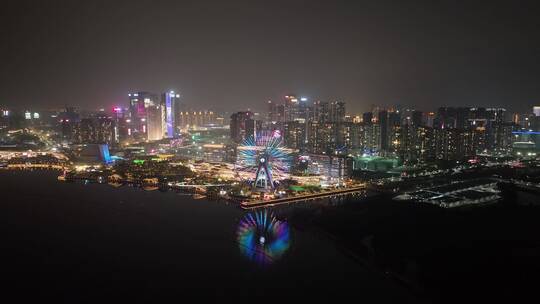 深圳欢乐港湾摩天轮夜景