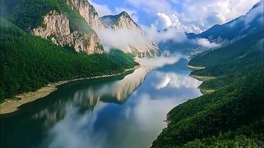 中国祖国大好河山长江黄河母亲河大自然美景