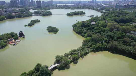 4K惠州西湖风景区