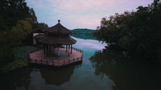 黛色参天 西湖 延时 风景 摄影