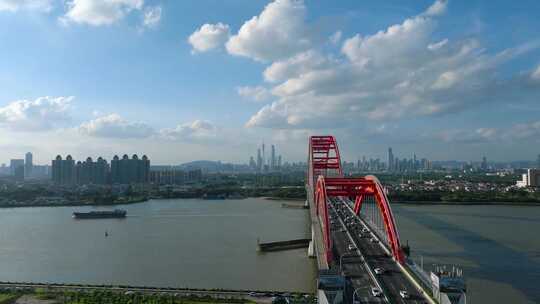 广州新光大桥航拍