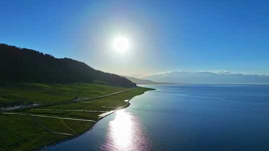 新疆赛里木湖HDR航拍