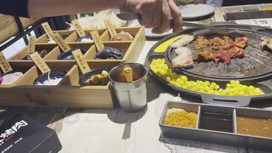 烤肉自助韩式约会吃饭