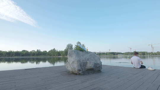 成都 北湖生态公园 湖景