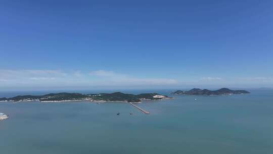 海岛及周边海域航拍全景