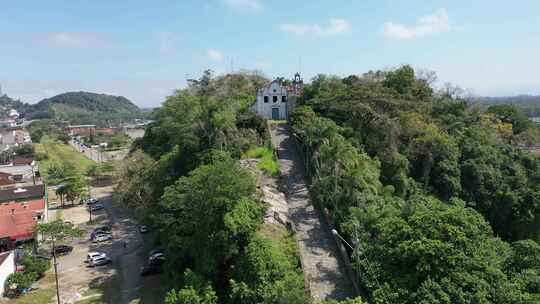 Itanhaem圣保罗巴西。圣保罗州南海岸的热门海岸城市视频素材模板下载