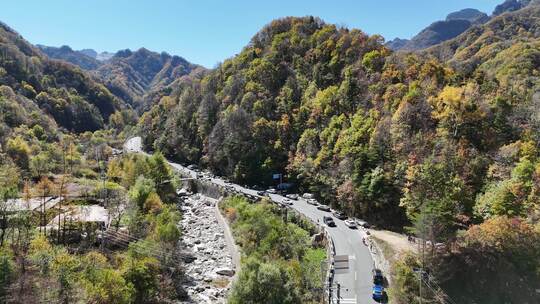西安秦岭初秋鸡窝子秋景
