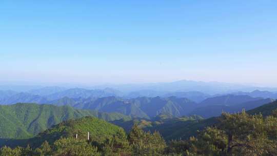 杭州临安大明山牵牛岗群山风景