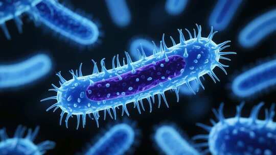 细菌微观3D渲染素材