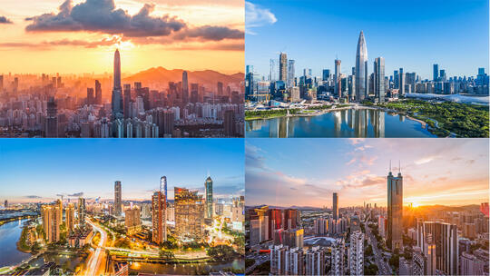 【合集】深圳航拍深圳延时深圳合集深圳城市