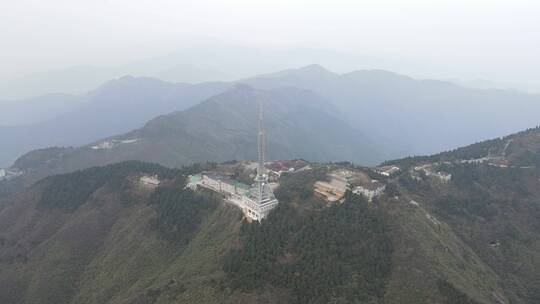 航拍湖南南岳衡山5A景区