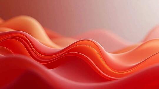 红色波浪动感背景