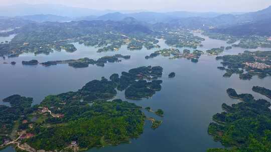 水库自然风光千岛湖