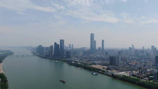 航拍湖南长沙城市宣传片地标建筑