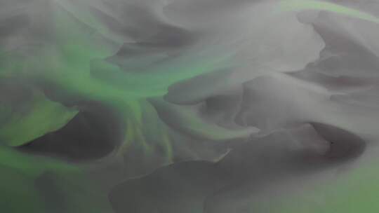冰岛河口抽象水形成的鸟瞰图。
