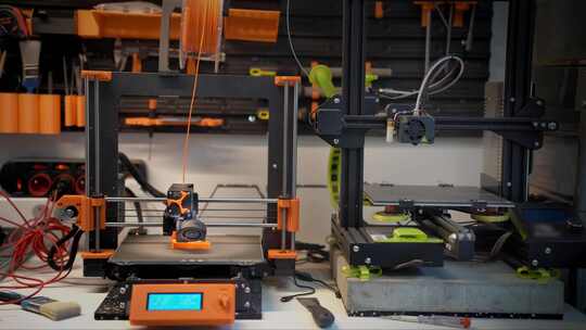 3D打印机设备视频素材模板下载