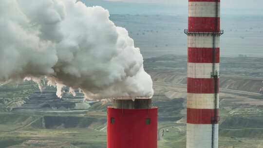 工业生产制造的烟雾污染
