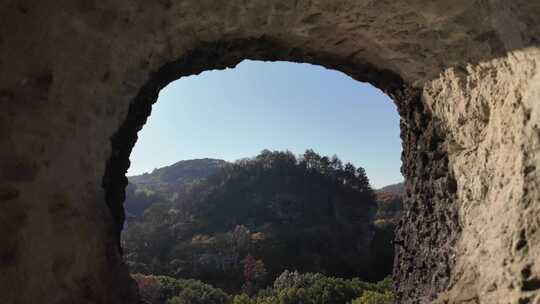 新昌大佛寺石洞外的风景