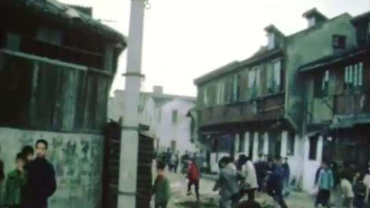 60 70 80年代上海城隍庙视频素材模板下载