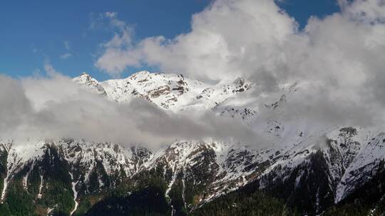 雪山 山脉 山峰