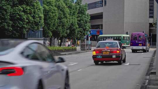 【正版素材】香港城市街道尖沙咀视频素材模板下载