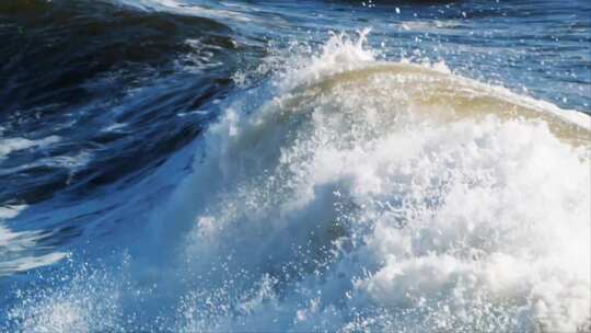 震撼大气大海海浪实拍视频自然风景