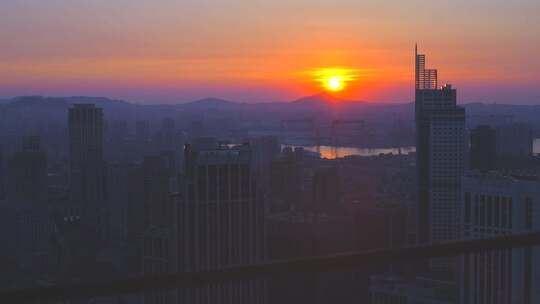 城市 城市日落黄昏