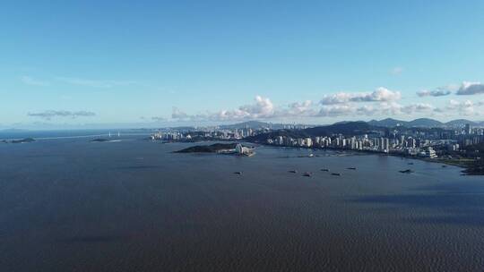 大全景飞向珠海大剧院