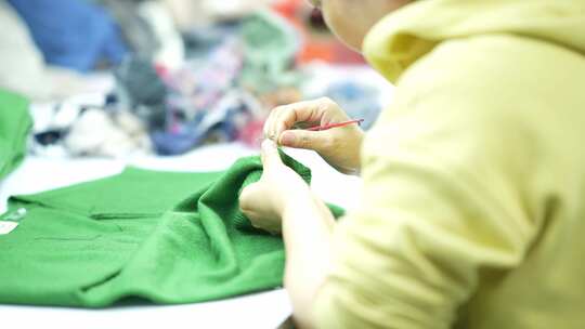 羊绒衫厂服装质量检验