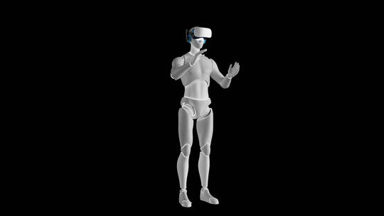 VR机器人-透明通道