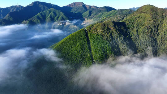 浙江云和白银谷景区云海风光航拍合集