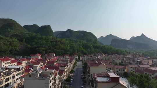 贵州天眼天文小镇航拍视频素材模板下载