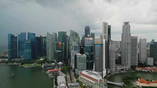 新加坡城市航拍